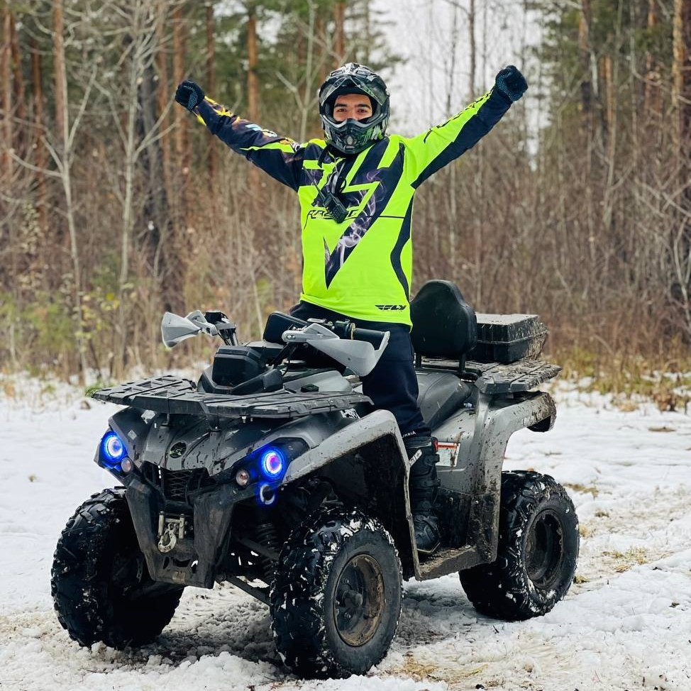Зимняя прогулка на квадроцикле
