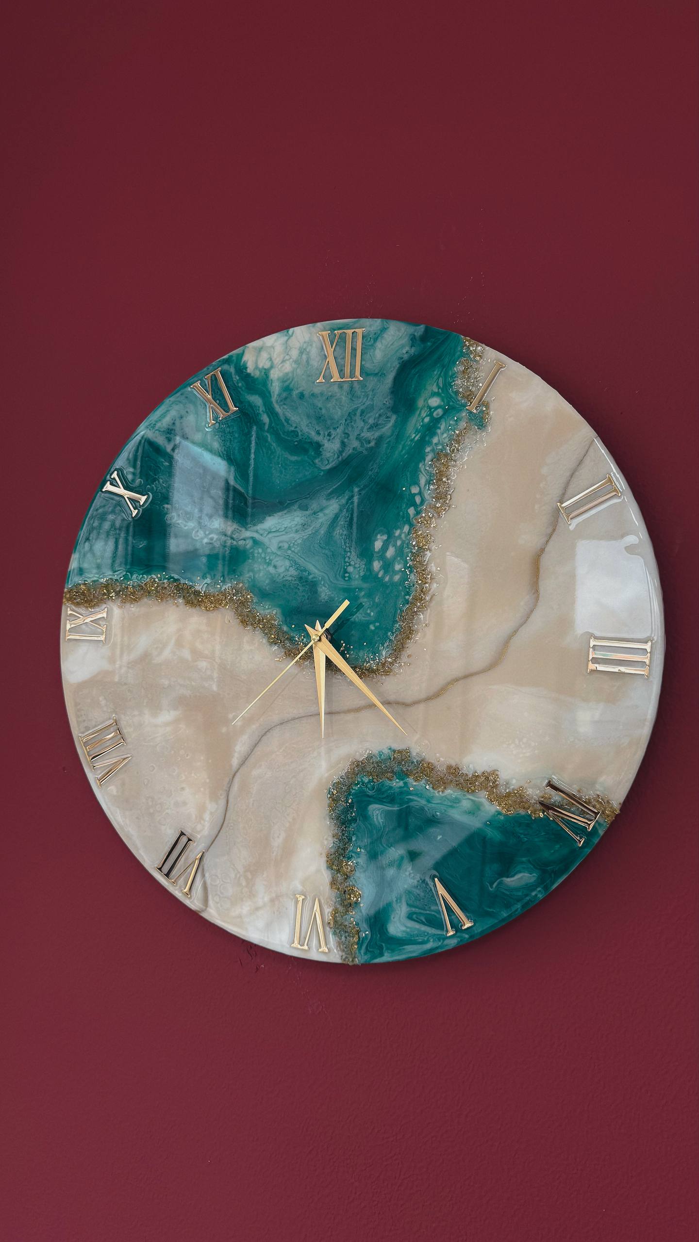 Мастер-класс по созданию часов из эпоксидной смолы